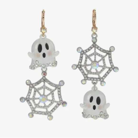 Betsey Johnson ghost web mix matched NWT - Picture 3 of 4